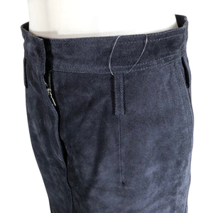 Unisex Massimo Dutti - Nahkseelik, suurus 40 - Sinine (3)