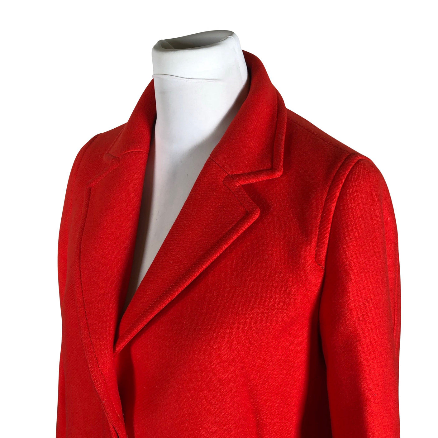 Unisex Hugo Boss - Villane mantel, suurus 38 - Punane (3)