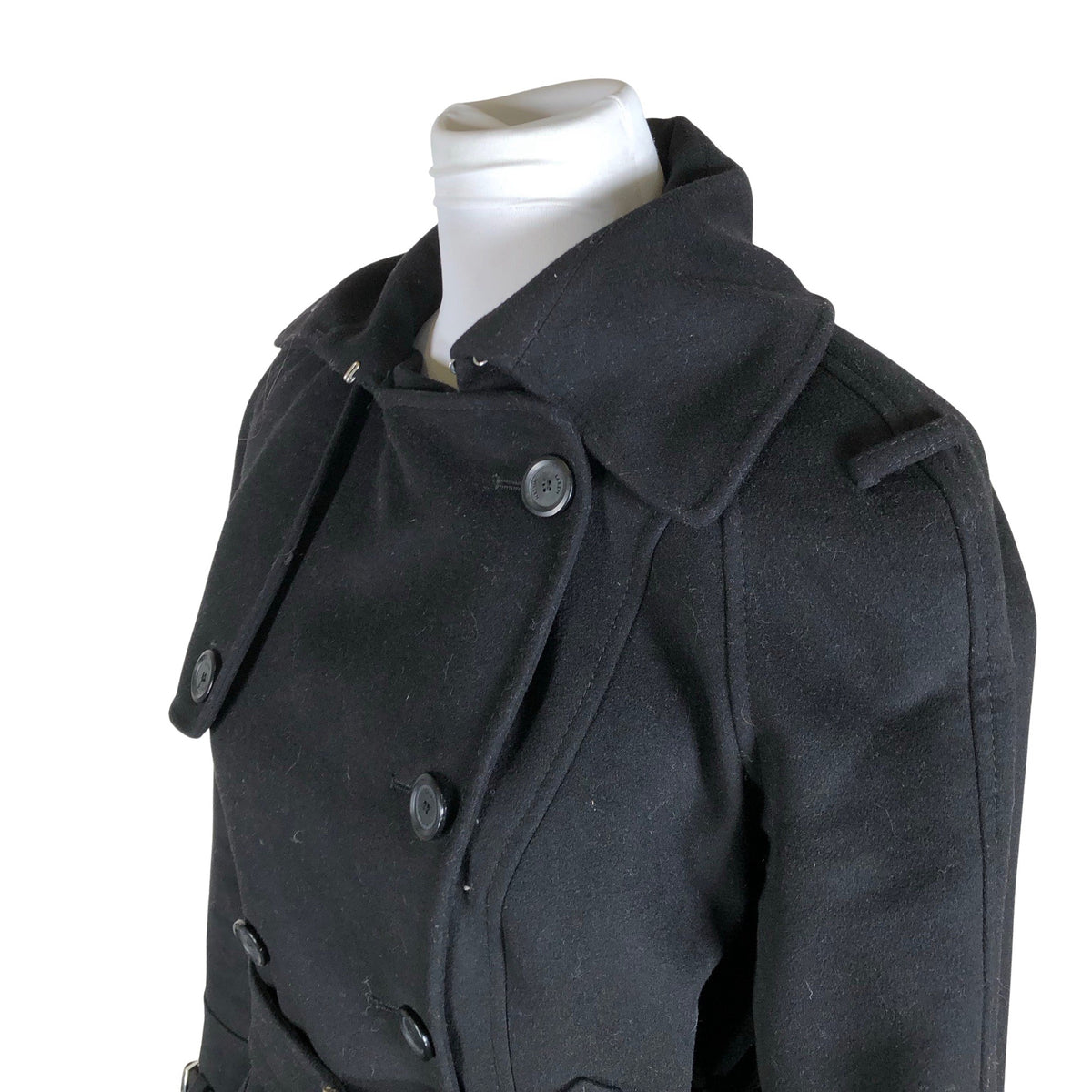 Unisex Karen Millen - Villane mantel, suurus 40 - Must (3)