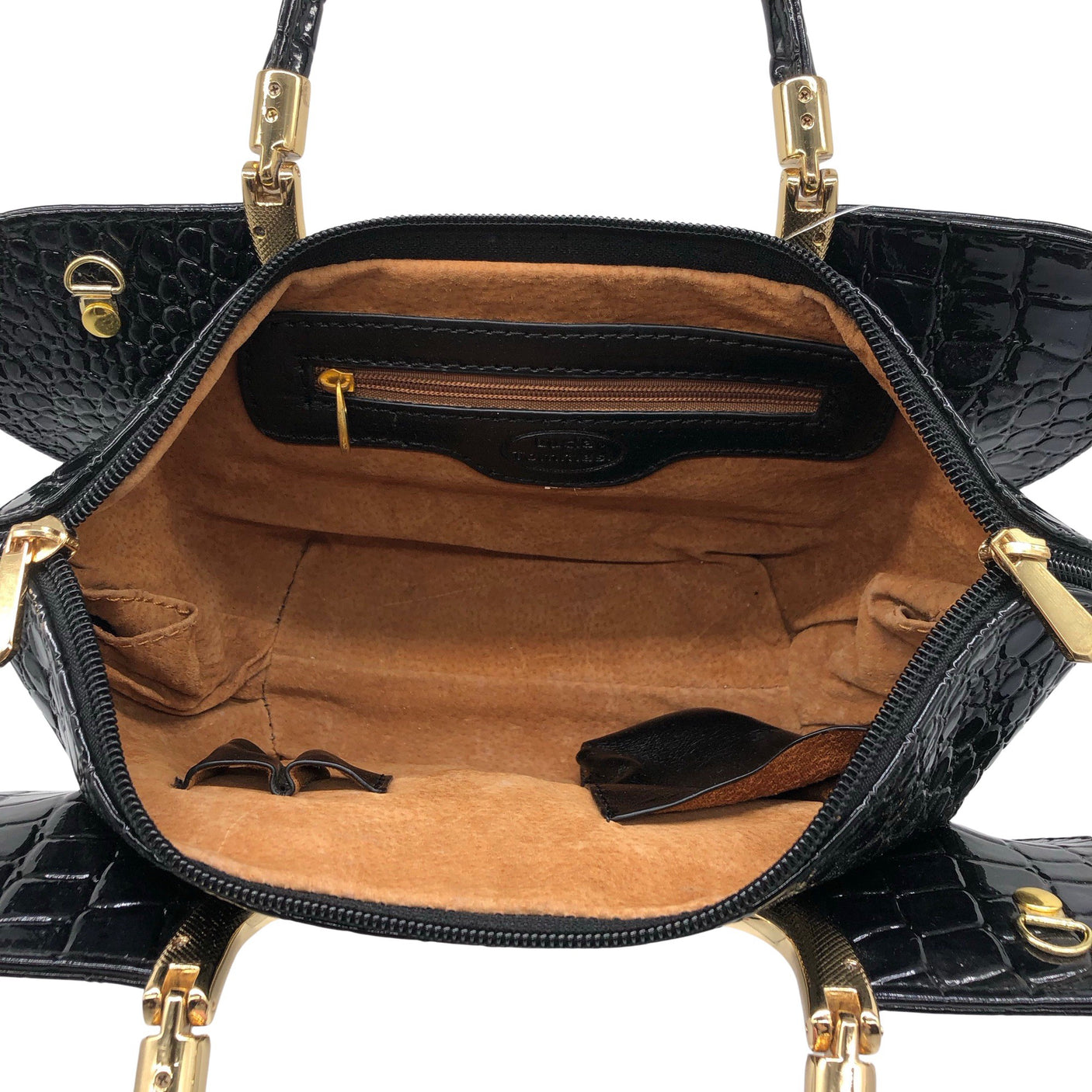 Unisex Lucia Tommasi - Käekott, suurus Mini - Must (3)