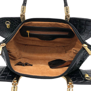 Unisex Lucia Tommasi - Käekott, suurus Mini - Must (3)