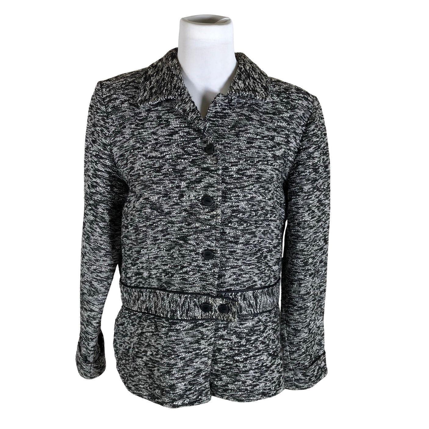 Unisex Reetriikka - Jakk, suurus 40 - Must (1)