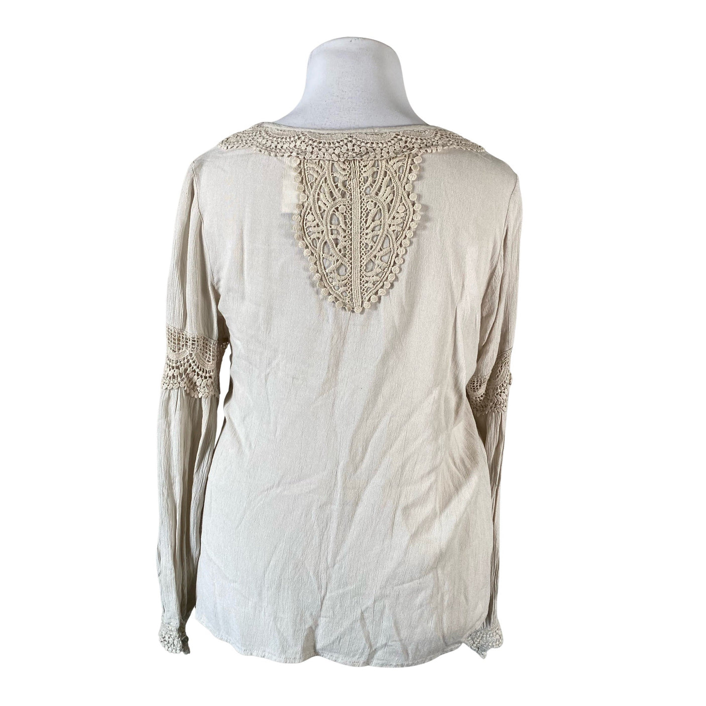 Unisex Cream - Pluus, suurus 42 - Beige (2)