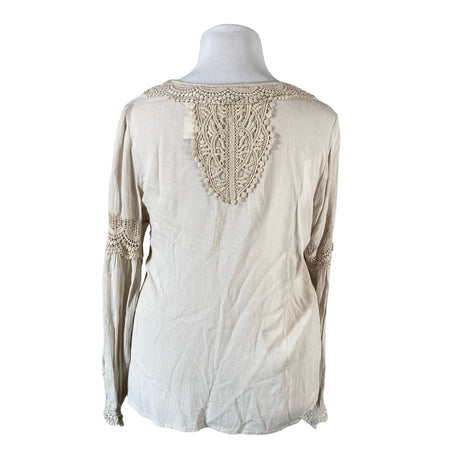 Unisex Cream - Pluus, suurus 42 - Beige (2)