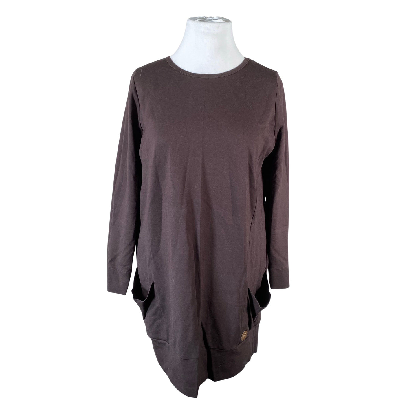 Unisex Blaa - Trikotaažist kleit, suurus 42 - Pruun (1)
