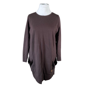 Unisex Blaa - Trikotaažist kleit, suurus 42 - Pruun (1)
