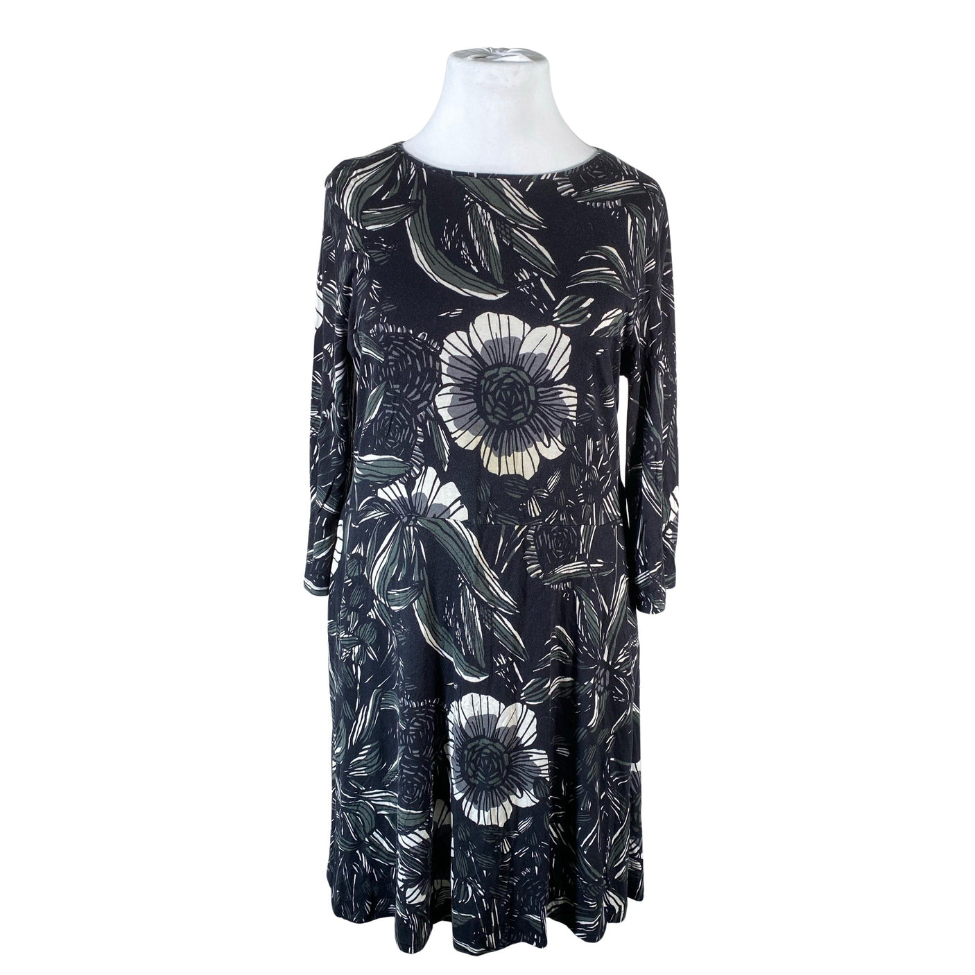 Unisex Nanso - Trikotaažist kleit, suurus 42 - Must (1)