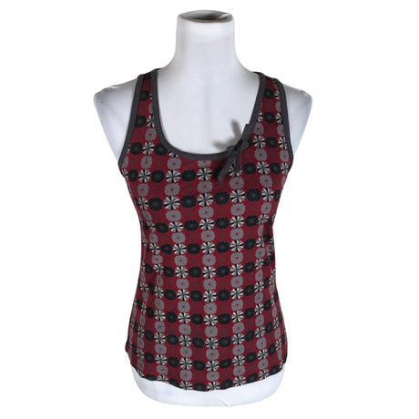 Unisex Kaffe - Trikotaažist topp, suurus 38 - Punane ()