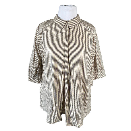 Unisex Soyaconcept - Lühikeste käistega pluus, suurus 44 - Beige ()
