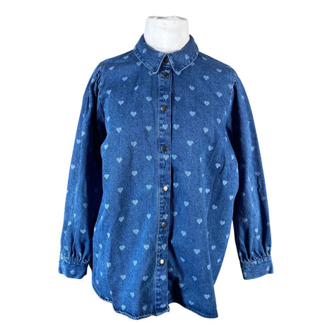 Unisex Zizzi - Teksasärk, suurus 50 - Sinine ()