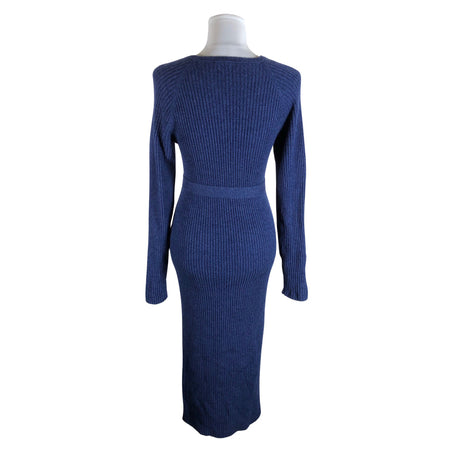 Unisex Andiata - Kootud kleit, suurus 38 - Sinine (2)