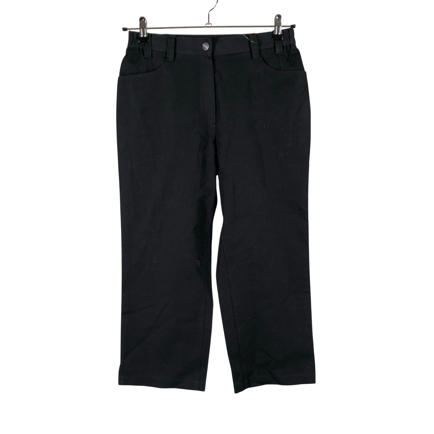Unisex Voglia - Teksast poolpikad püksid, suurus 38 - Must (1)