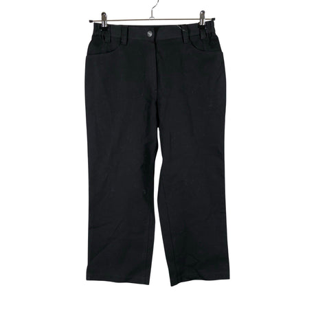 Unisex Voglia - Teksast poolpikad püksid, suurus 38 - Must ()