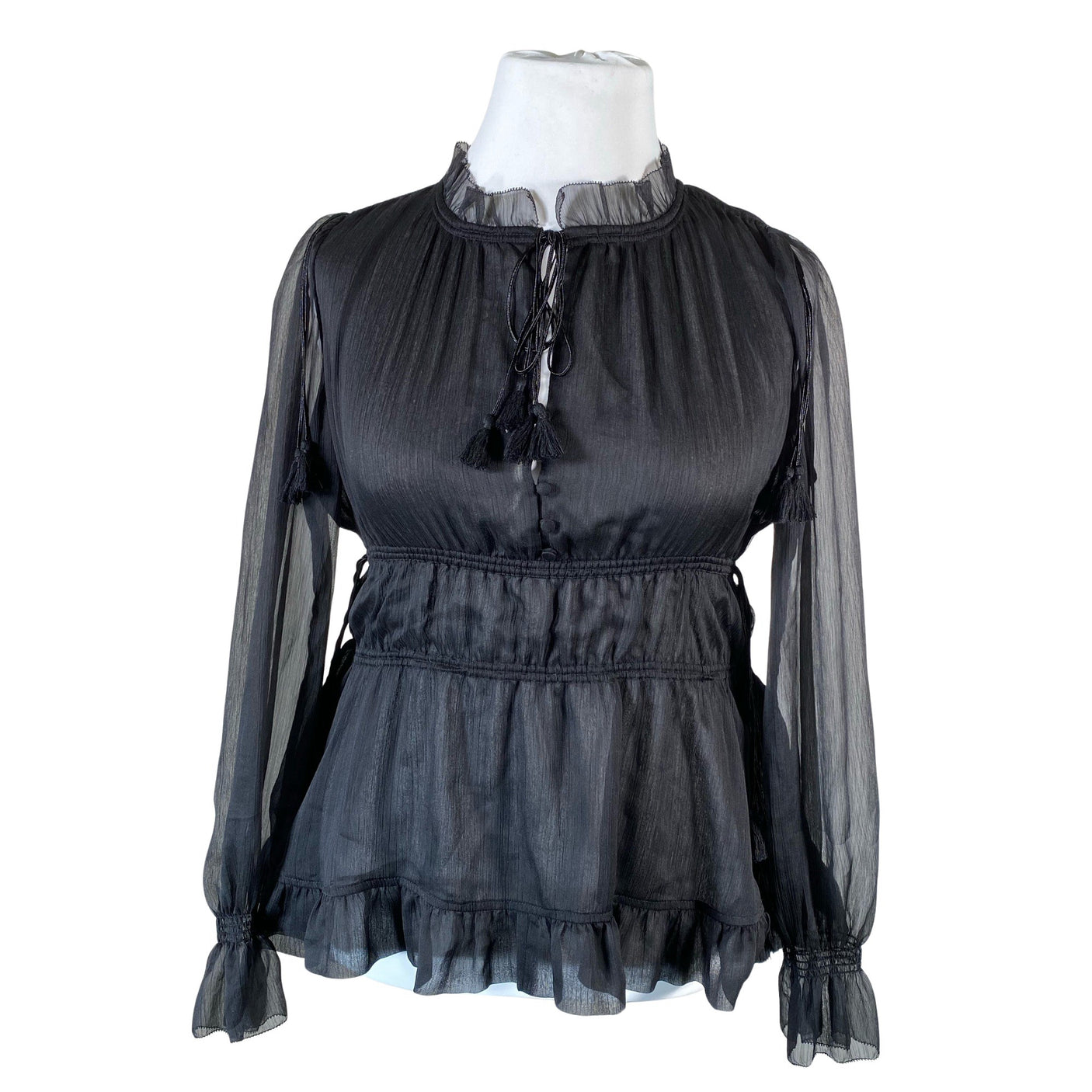 Unisex Marc Cain - Pidulik pluus, suurus 42 - Must (1)