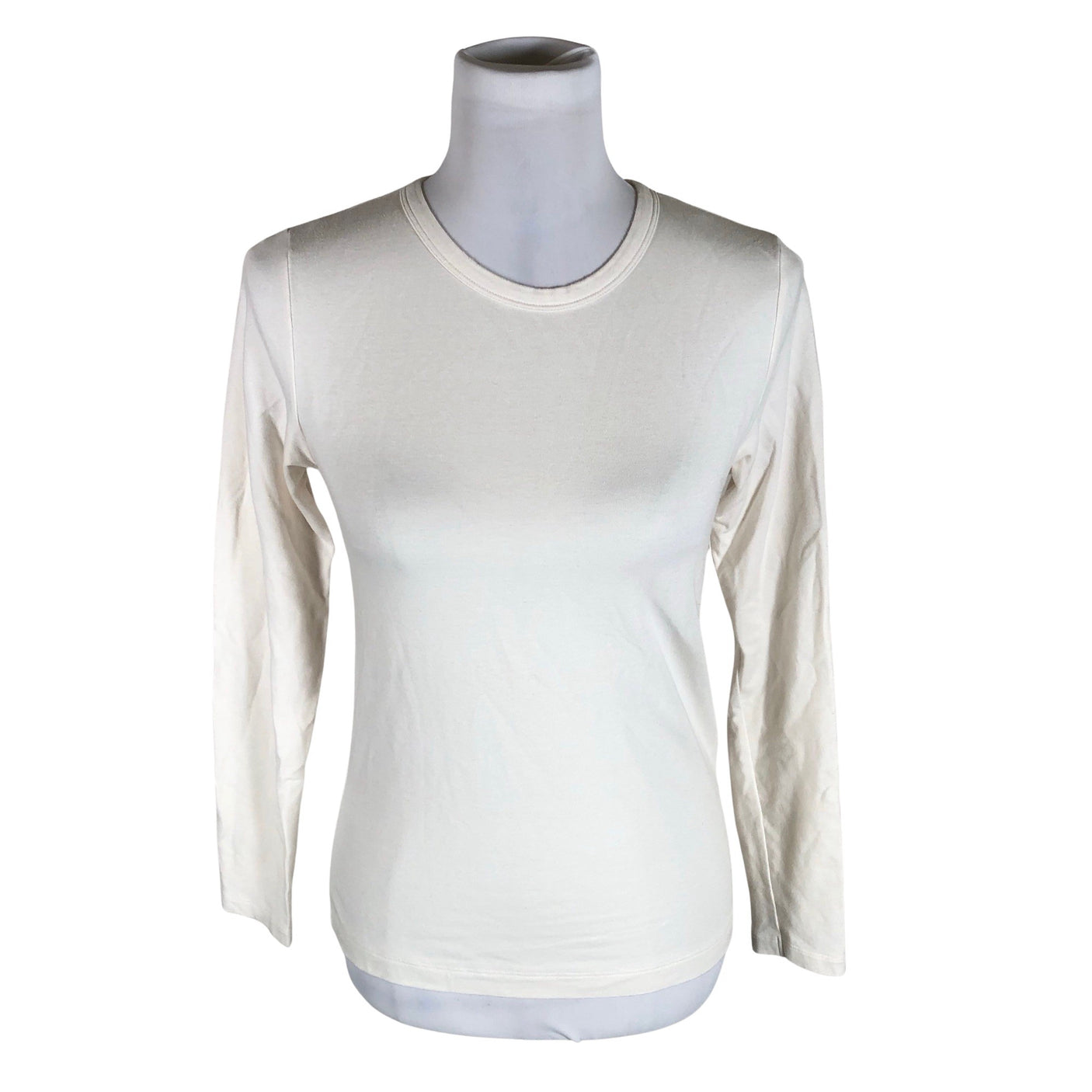 Unisex Uniqlo - Trikotaažist pluus, suurus 36 - Looduslik valge (1)