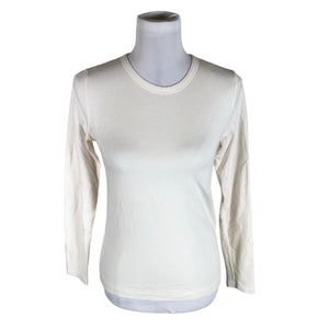 Unisex Uniqlo - Trikotaažist pluus, suurus 36 - Looduslik valge (1)