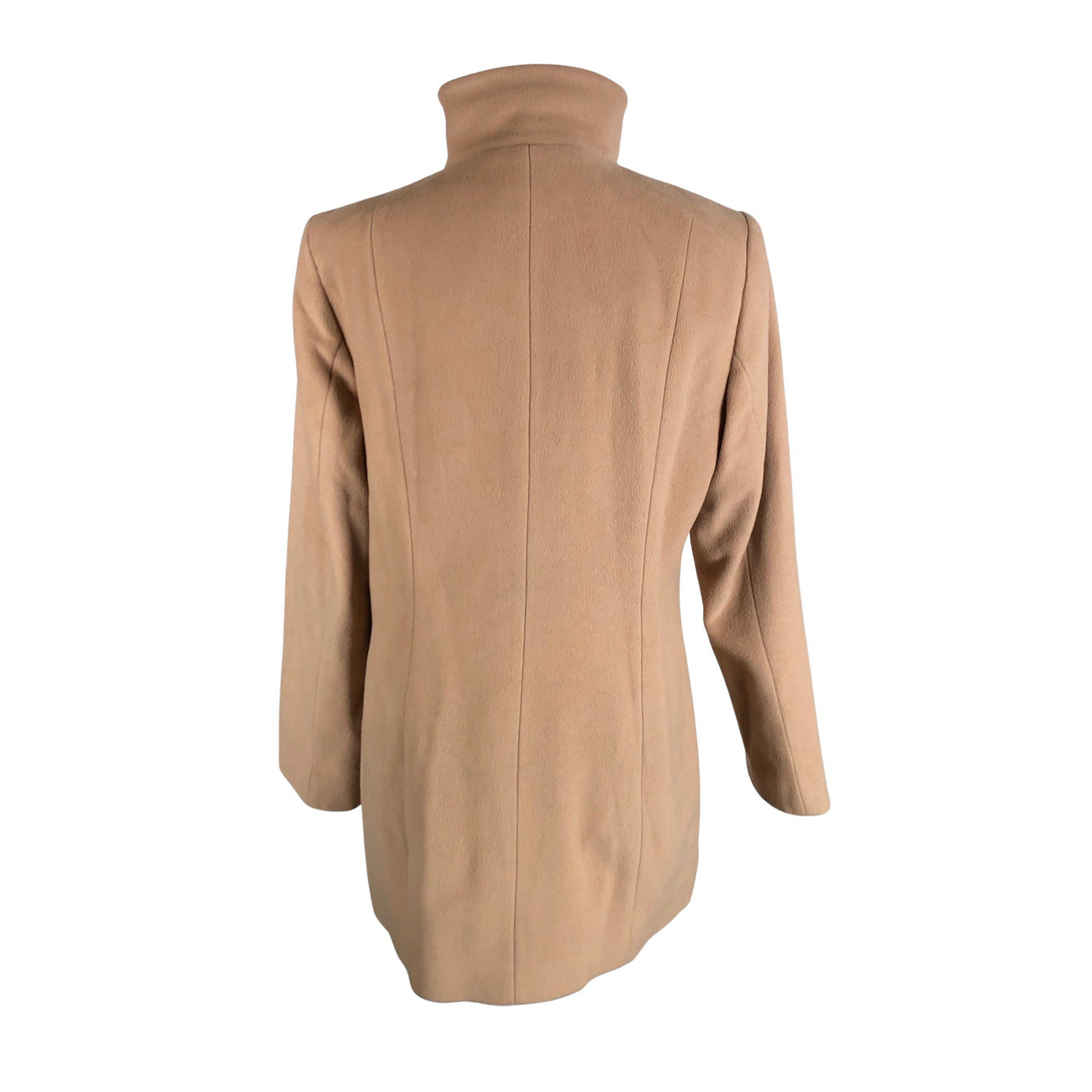 Unisex Barbara Lebek - Villane mantel, suurus 38 - Beige (2)