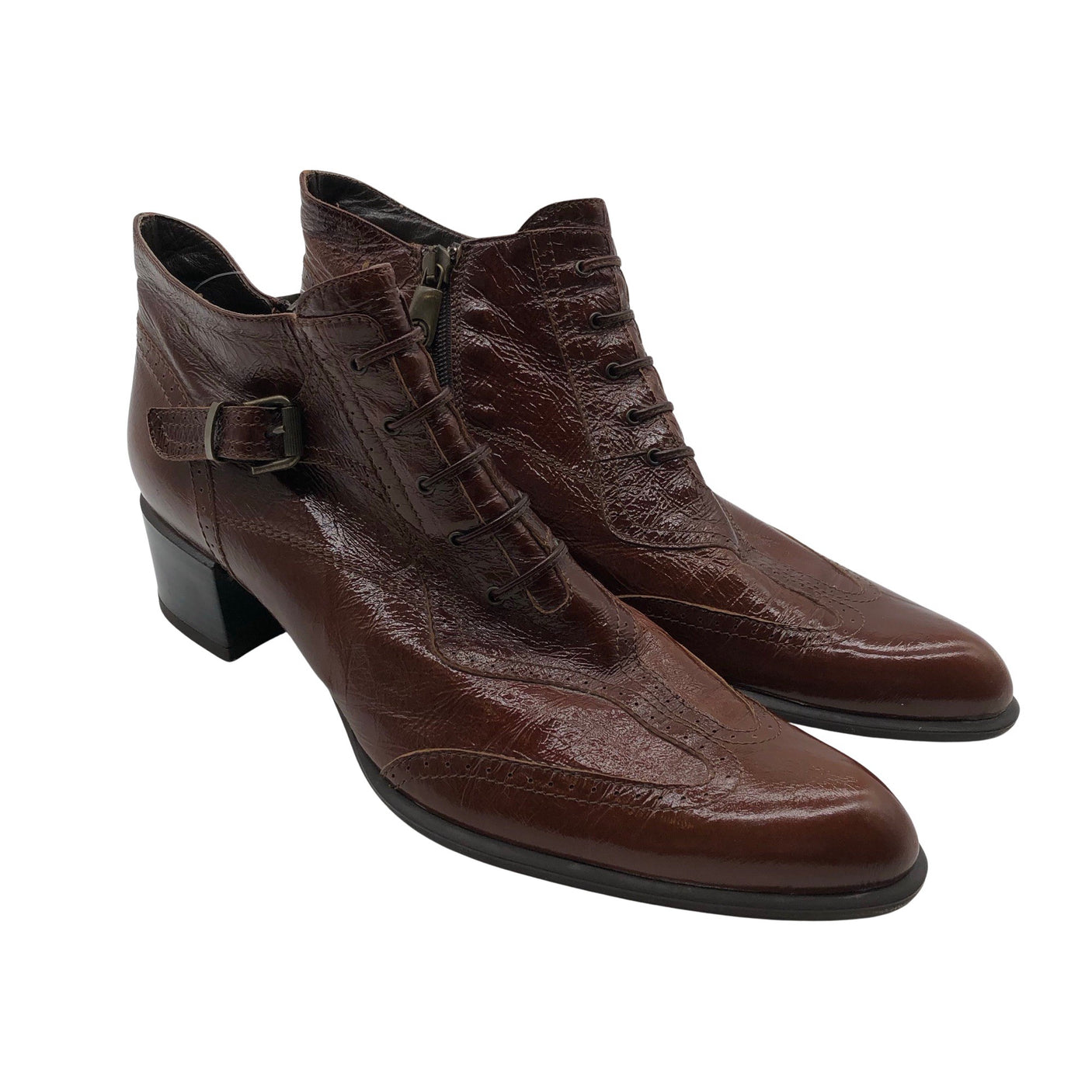 Unisex Giovanni Giusti - Poolsaapad, suurus 39 - Pruun (2)