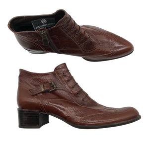 Unisex Giovanni Giusti - Poolsaapad, suurus 39 - Pruun (1)