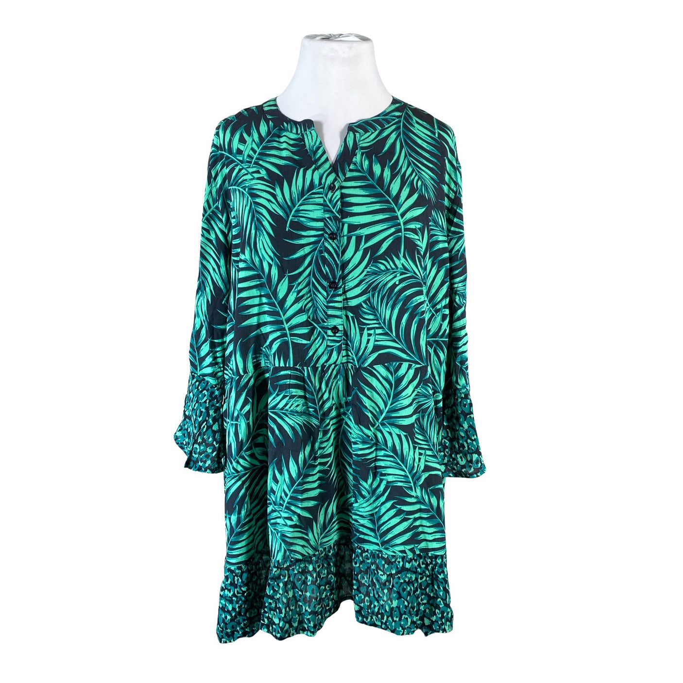 Unisex Ulla Popken - Mitteveniv kleit, suurus 42 - Roheline (1)