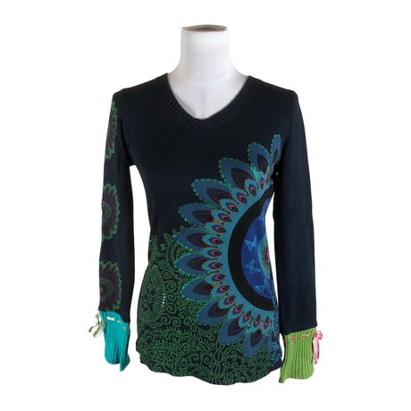 Unisex Desigual - Kampsun, suurus 38 - Sinine ()