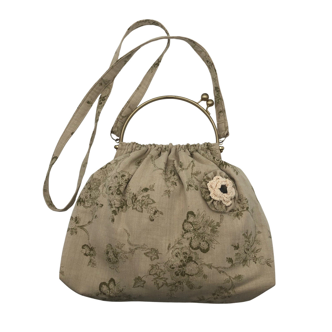 Unisex Handmade - Käekott, suurus Midi - Beige (1)