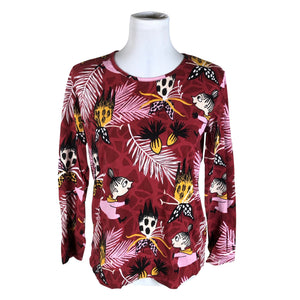 Unisex Martinex - Trikotaažist pluus, suurus 38 - Veinipunane (1)