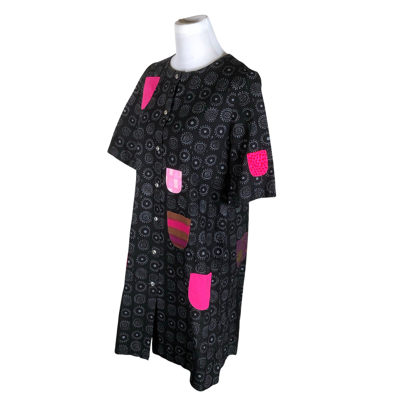 Unisex Marimekko - Mitteveniv kleit, suurus 38 - Must (3)