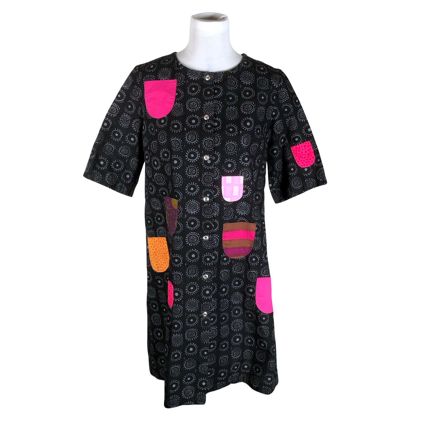 Unisex Marimekko - Mitteveniv kleit, suurus 38 - Must (1)