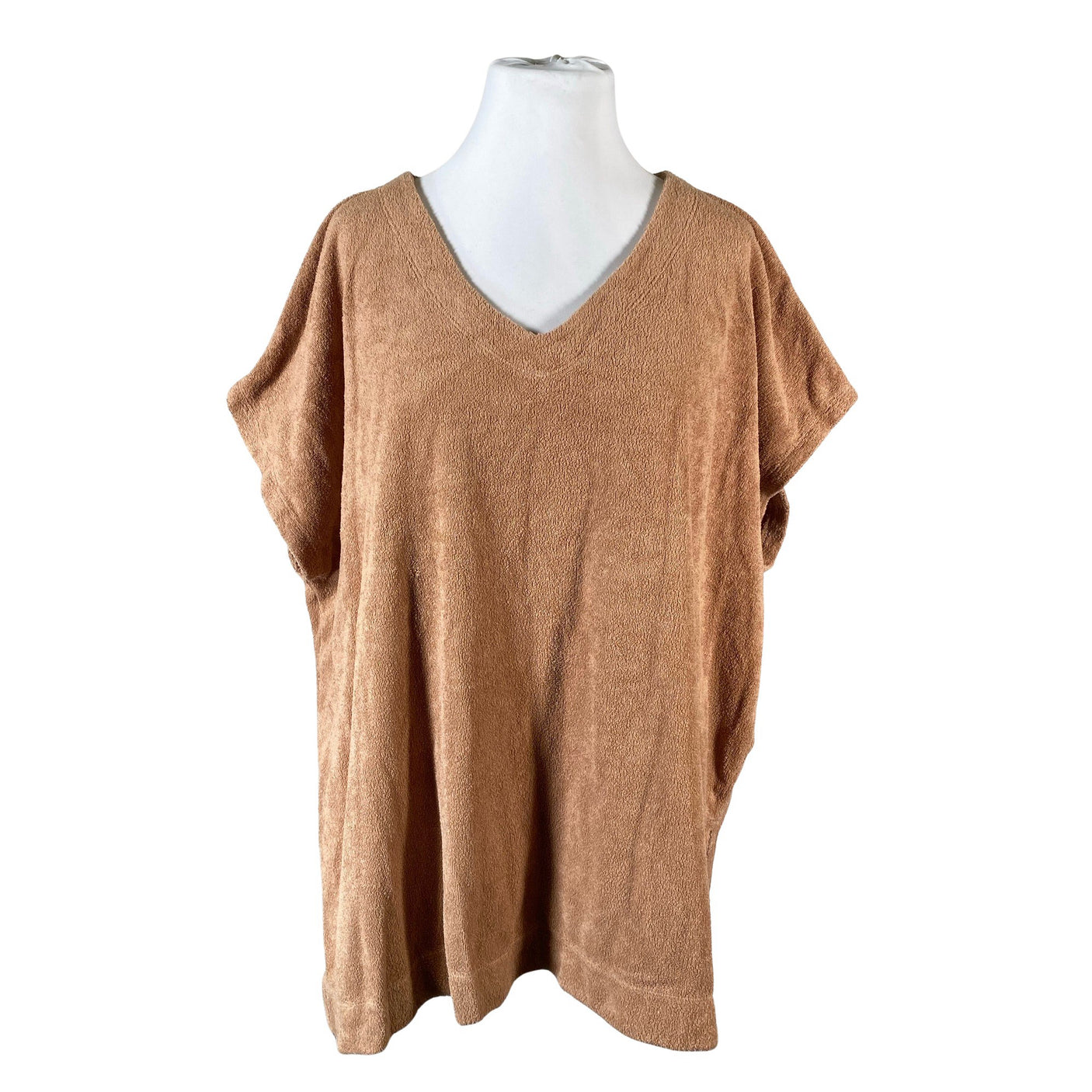 Unisex Lindex - Trikotaažist tuunika, suurus 44 - Pruun (1)