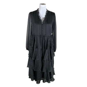 Unisex Y.A.S - Õhuke kleit, suurus 38 - Must (1)