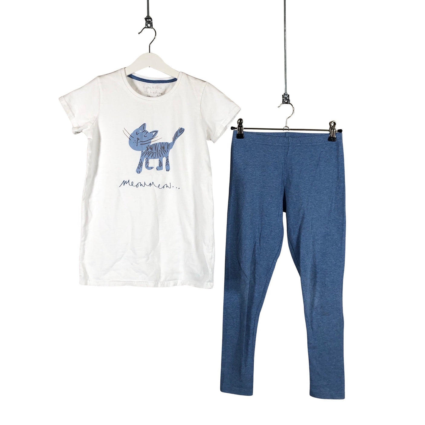 Unisex Next - Ööpesu, suurus 134 - 140 - Valge (1)