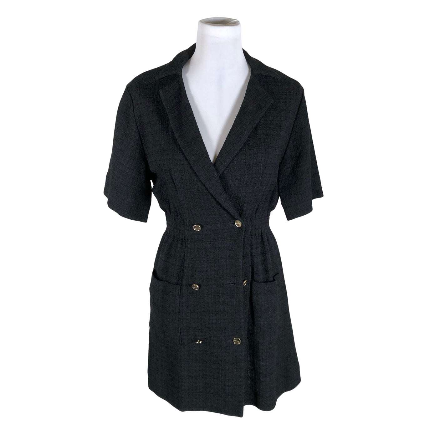 Unisex Sandro Paris - Mitteveniv kleit, suurus 38 - Must (1)