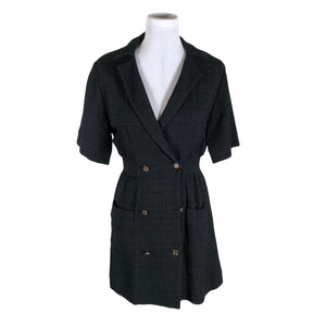 Unisex Sandro Paris - Mitteveniv kleit, suurus 38 - Must (1)