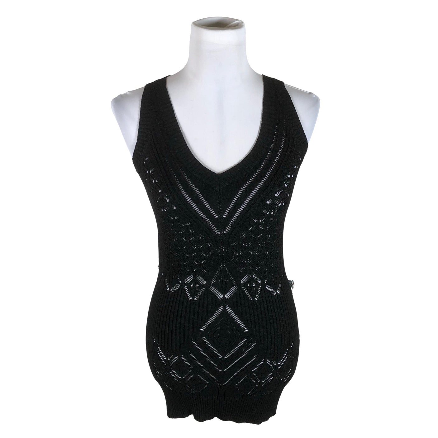 Unisex Marciano by Guess - Kootud vest, suurus 36 - Must (1)