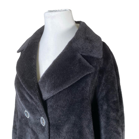 Unisex Manuela Conti - Villane mantel, suurus 46 - Must (2)