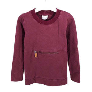 Unisex Metsola - Dressikangast pluus, suurus 122 - 128 - Veinipunane (1)