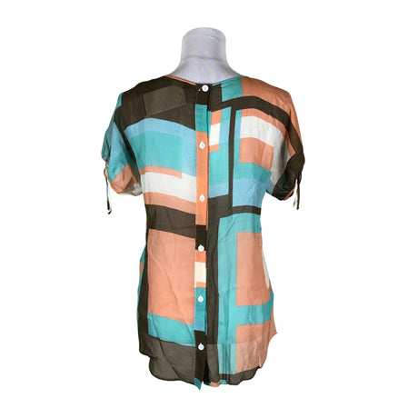 Unisex Love Moschino - Lühikeste käistega pluus, suurus 40 - Oranž (2)