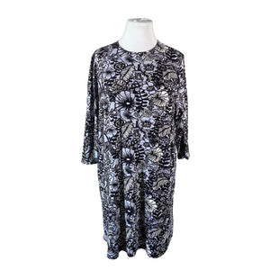 Unisex Marimekko - Trikotaažist kleit, suurus 46 - Hall (1)