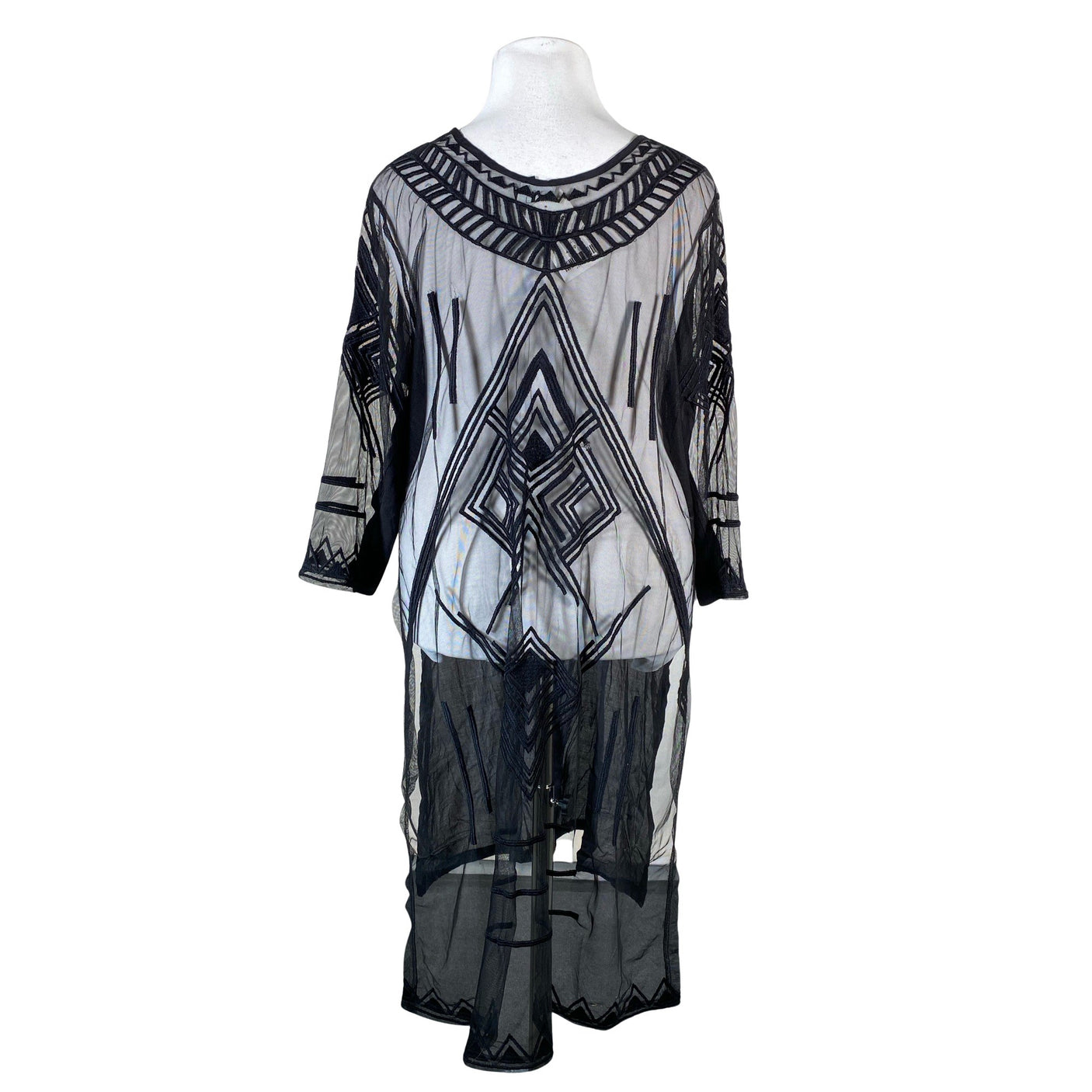 Unisex Nü - Õhuke kleit, suurus 42 - Must (2)