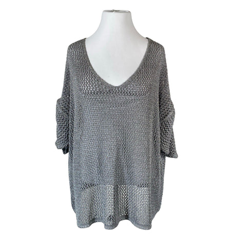 Unisex Bohemiana - Kootud tuunika, suurus One size - Hõbe ()
