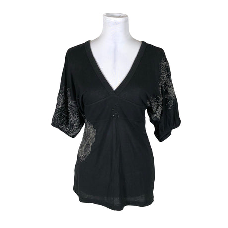 Unisex Desigual - T-särk, suurus 38 - Must ()