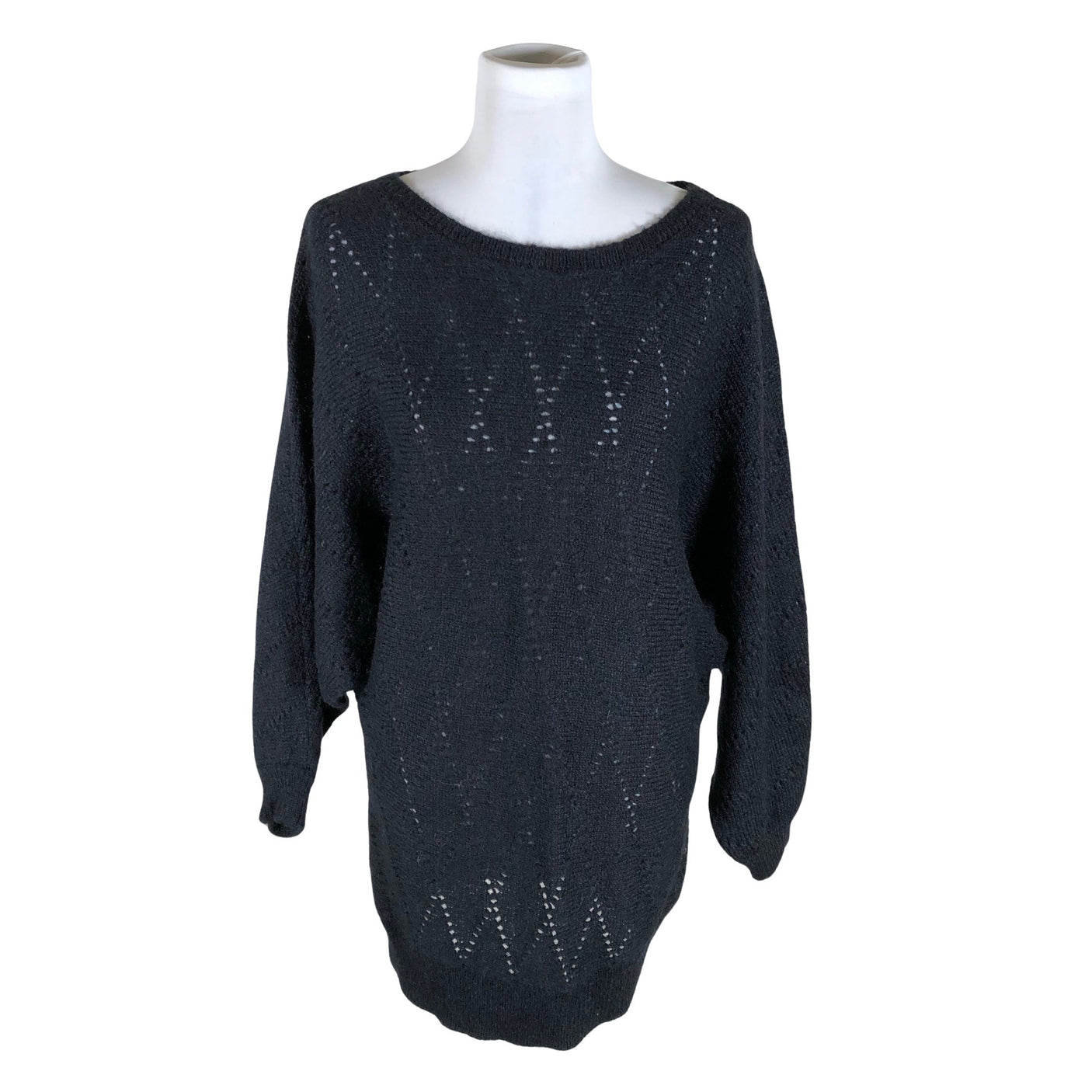 Unisex Your Face - Kootud tuunika, suurus 40 - Must (1)
