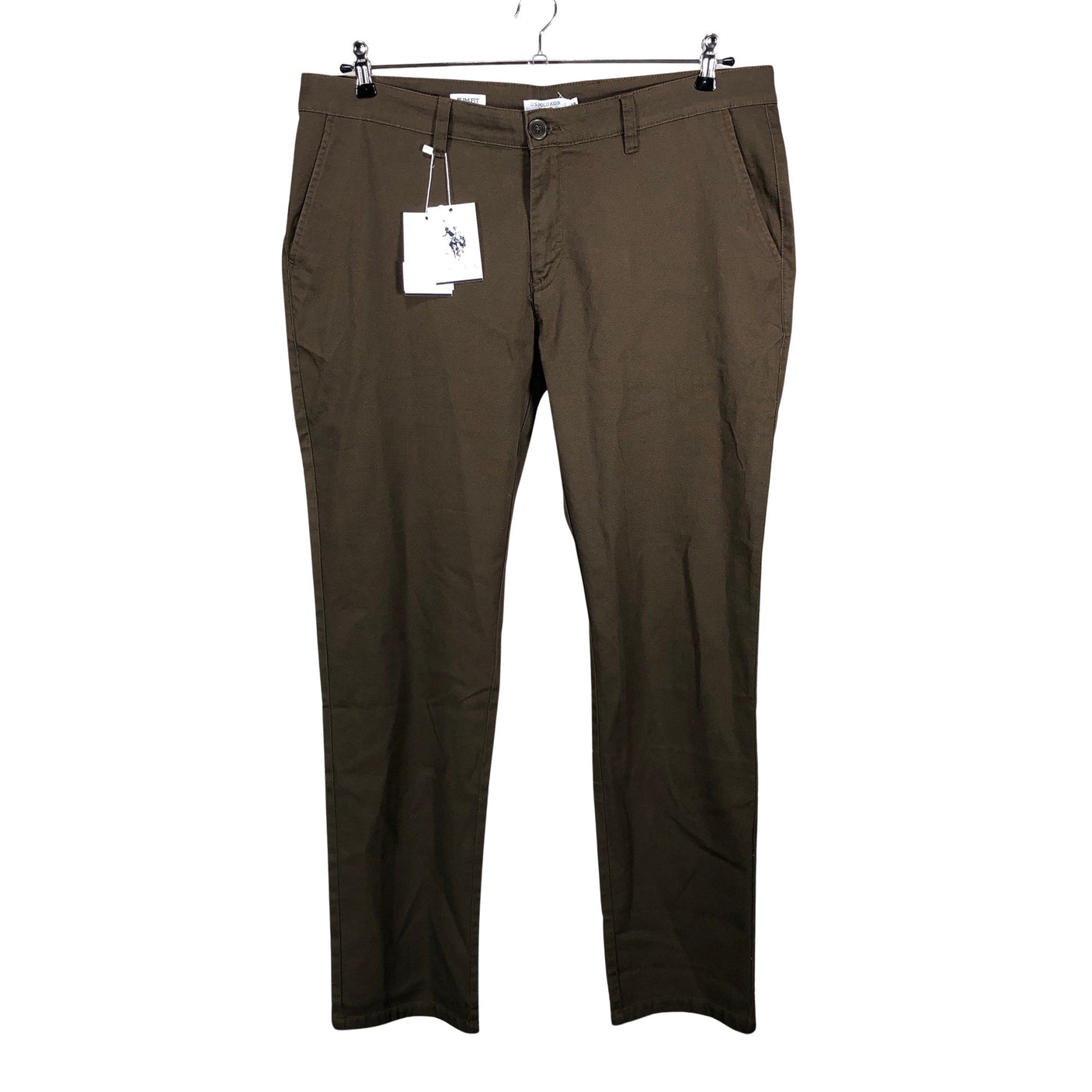 Unisex U.S. Polo Assn. - Mittevenivad püksid, suurus W38 - Pruun (1)