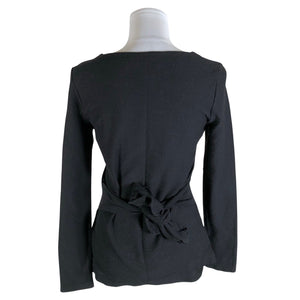 Unisex NOSH - Trikotaažist pluus, suurus 34 - Must (2)