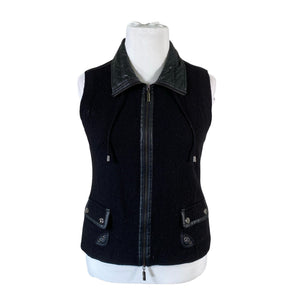Unisex Gerry Weber - Kootud vest, suurus 42 - Must (1)