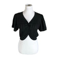 Unisex Lindex - Kootud boolero, suurus 40 - Must ()