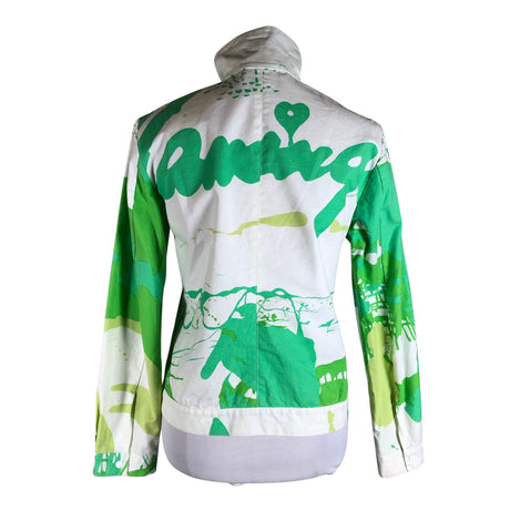 Unisex Marimekko - Õhuke jope, suurus 38 - Roheline (2)
