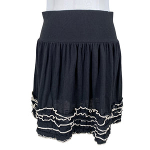 Unisex Red Valentino - Kootud seelik, suurus 36 - Must (1)