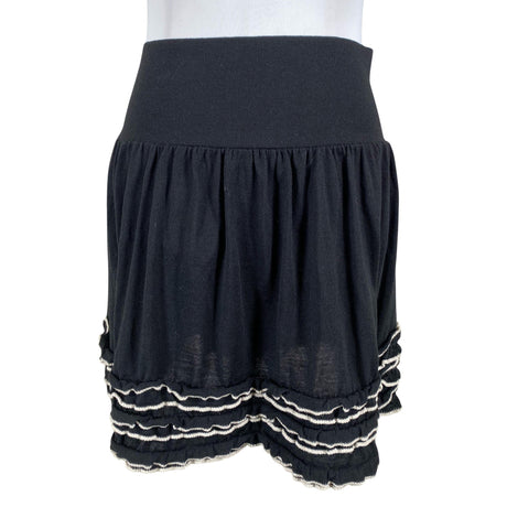 Unisex Red Valentino - Kootud seelik, suurus 36 - Must (2)